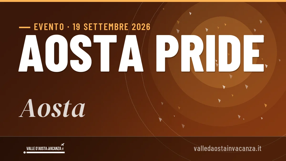 Aosta Pride 2026 Aosta 2026: date e programma dell’evento